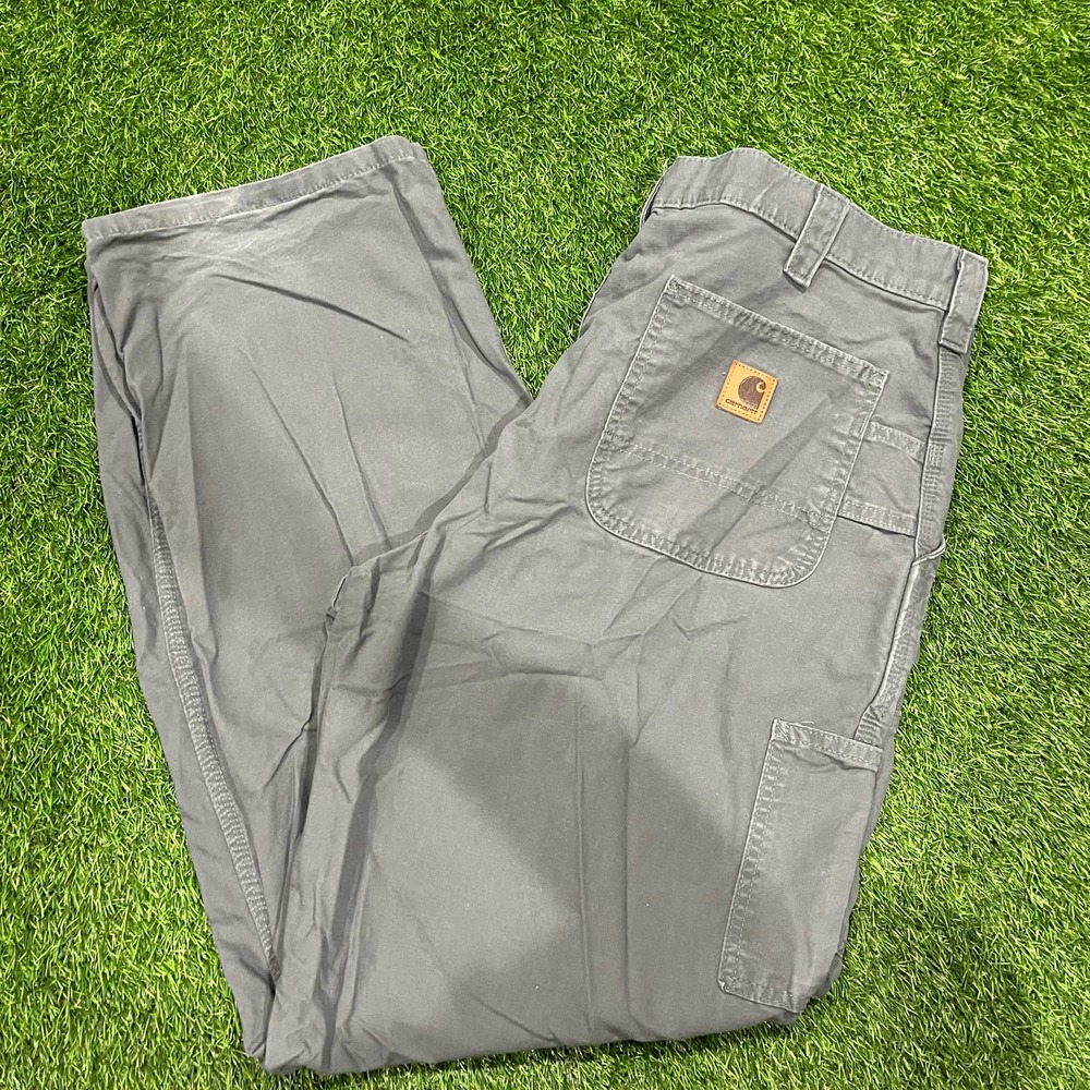 Mens Gray Carhartt Work Pants